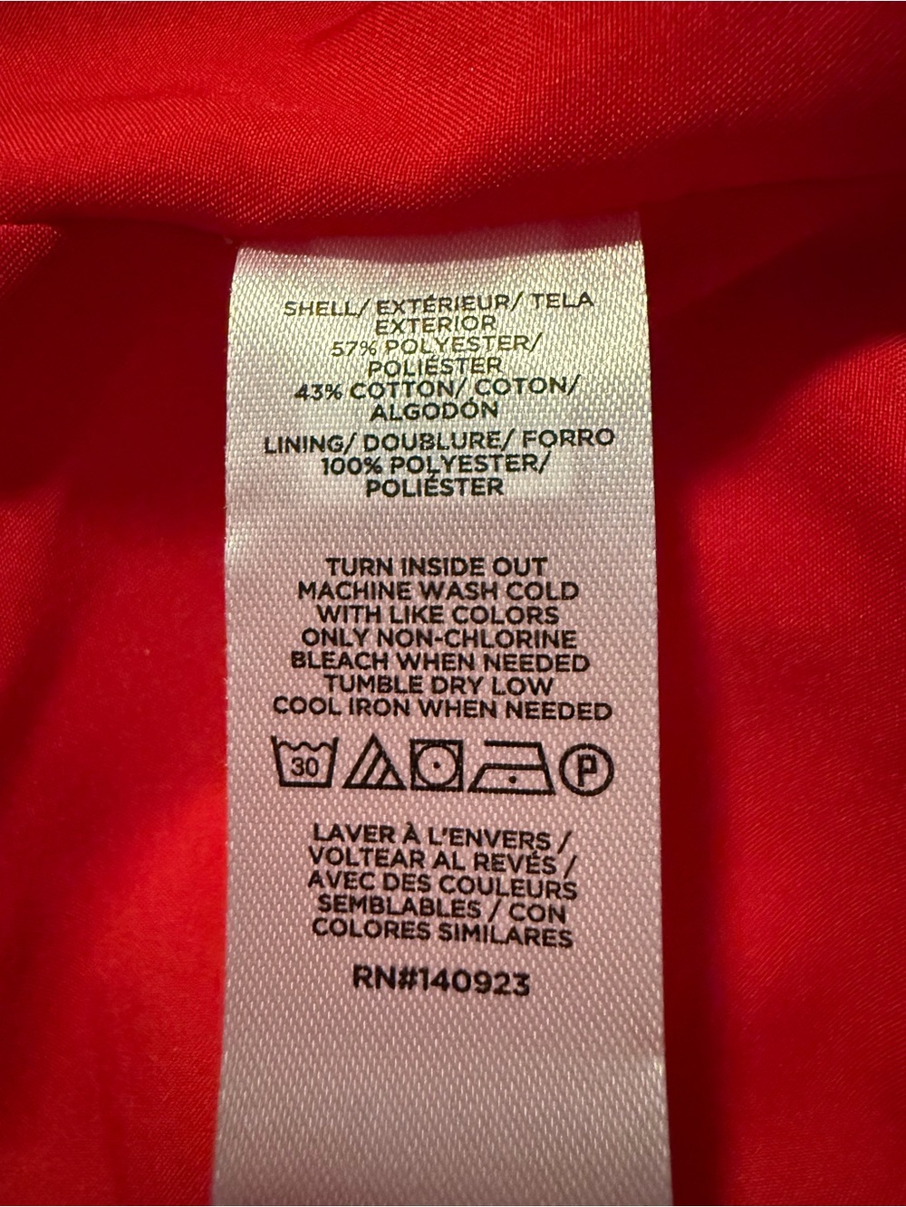 Loft Red Tweed Collarless Jacket - Picture 8 of 8